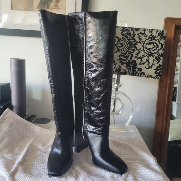 RAG & BONE Leather Knee Boot - Picture 11 of 16